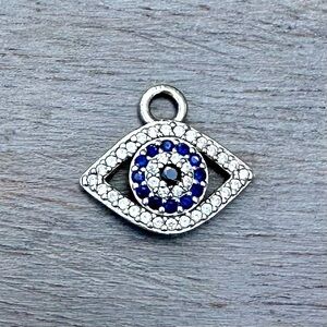 Sterling Silver Evil Eye Pendant